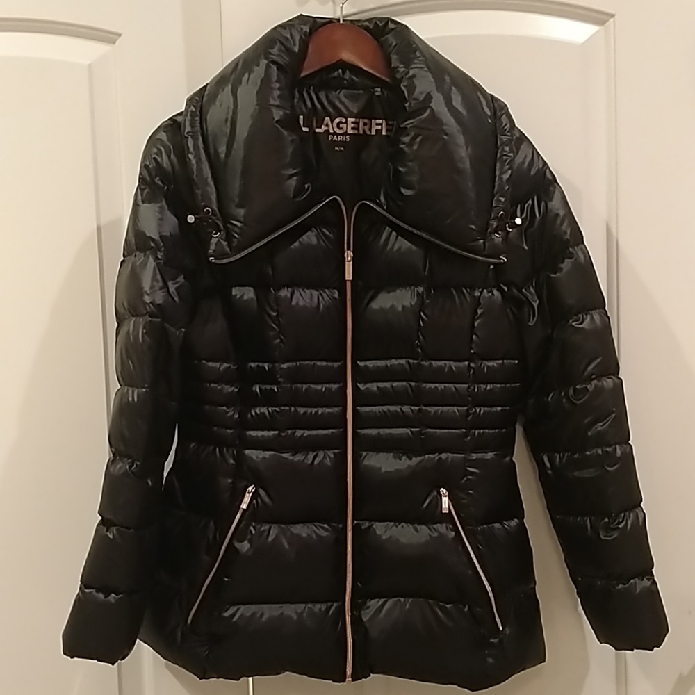 Karl Lagerfeld down puffy coat